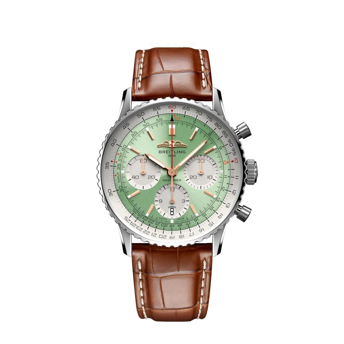 BT Navitimer B01 Chronograph 41 Stainless Steel Ref# AB0139211L1P1