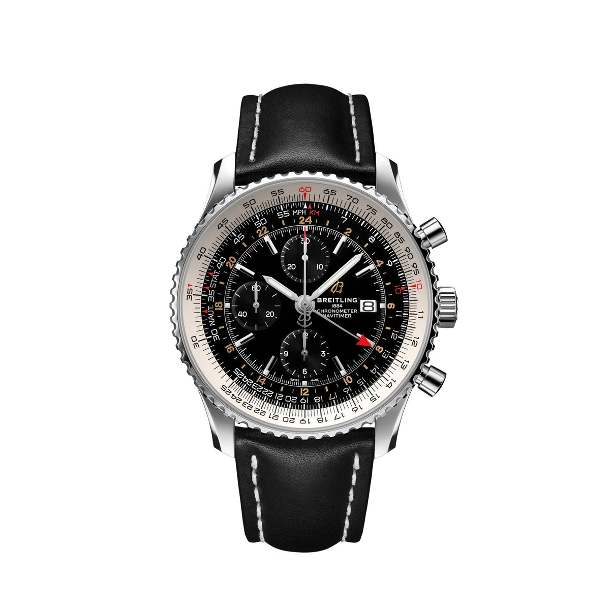 BT Navitimer Chronograph GMT 46, Ref# A24322121B2X2