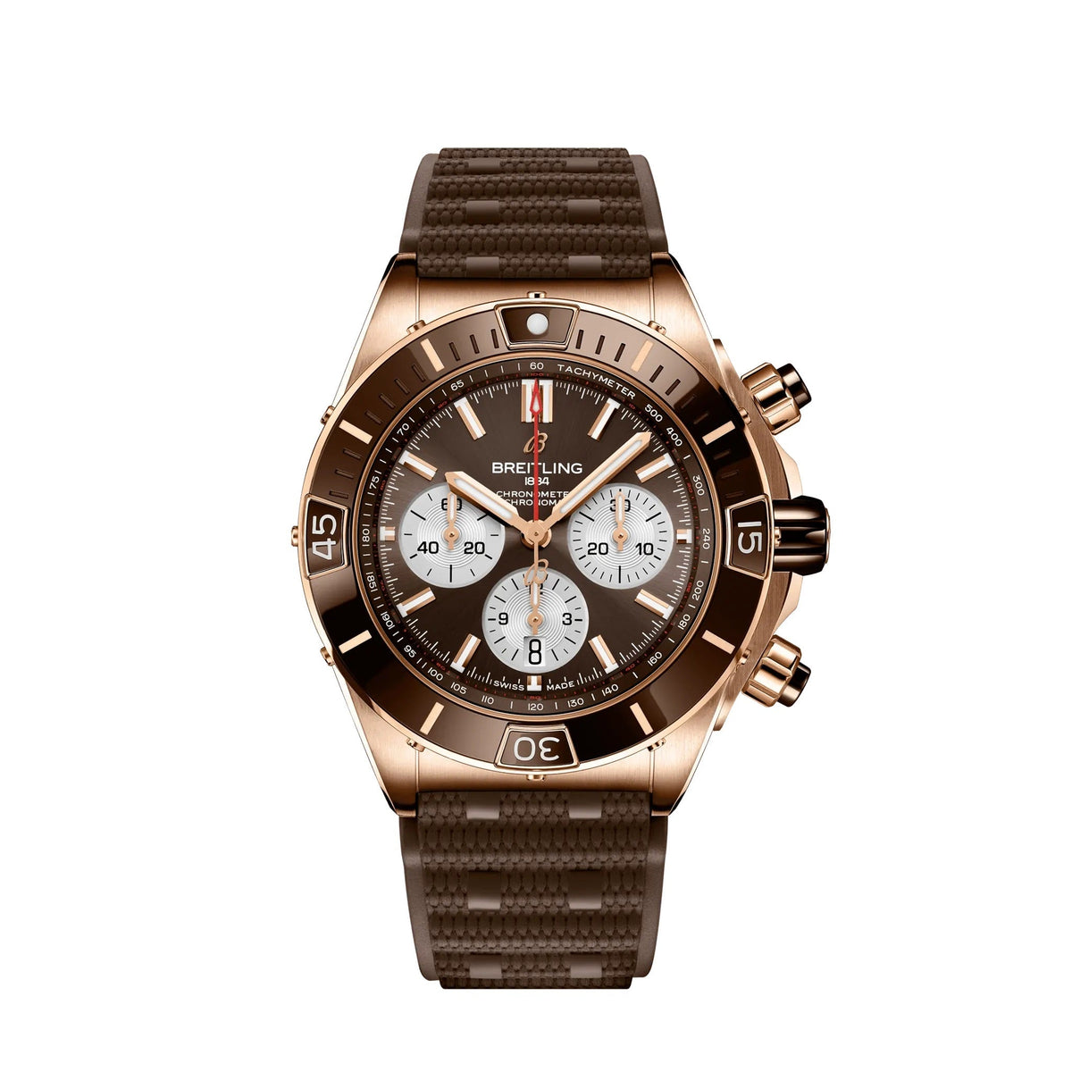 BT Super Chronomat B01 44 18k Red Gold Ref# RB0136E31Q1S1