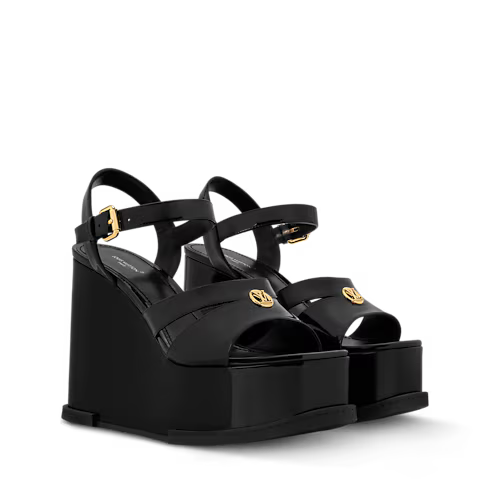 Maya Wedge Sandal Black 1AHOBD