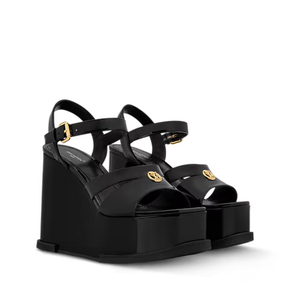 Maya Wedge Sandal Black 1AHOBD