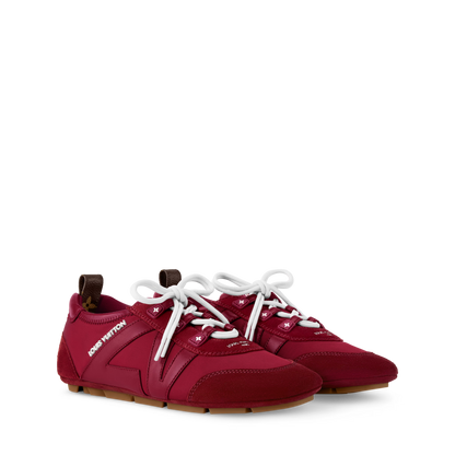 LV Sneakerina Sneaker Ballerina Bordeaux Nylon Suede 1AIVJN
