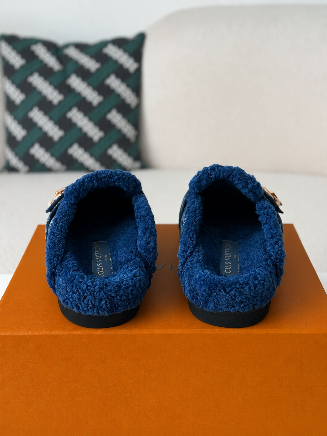 LV Easy Classic Mules Sandals Blue
