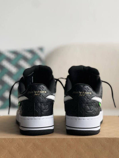 LV x Air Force 1 07 Low By Virgil Abloh Black/White Sneakers