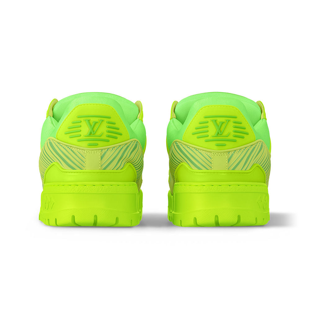 LV x Park Seo-Bo - LV Maxi Trainer Sneakers Calf Leather Green