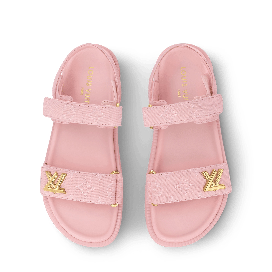 LV Sunset Designer Sandals Pink