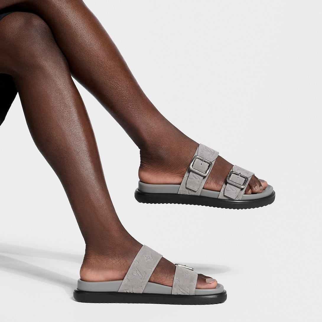 LV Venice Classic Mules Gray