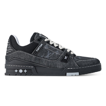 LV Trainer Black Denim Collection