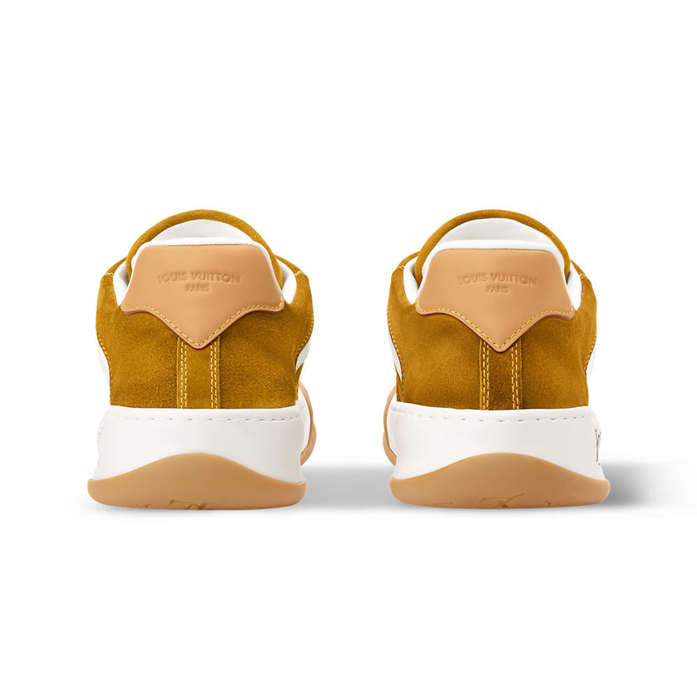 LV Tilted Designer Sneakers Cognac Brown