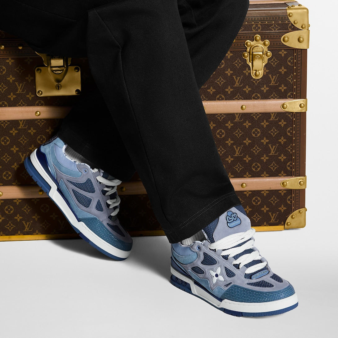 LV Skate Designer Sneakers Blue
