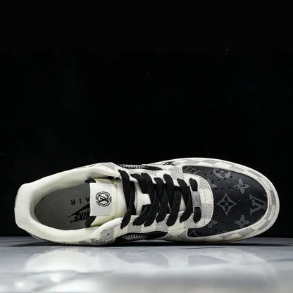 LV x Air Force 1 Royal Black Sneakers