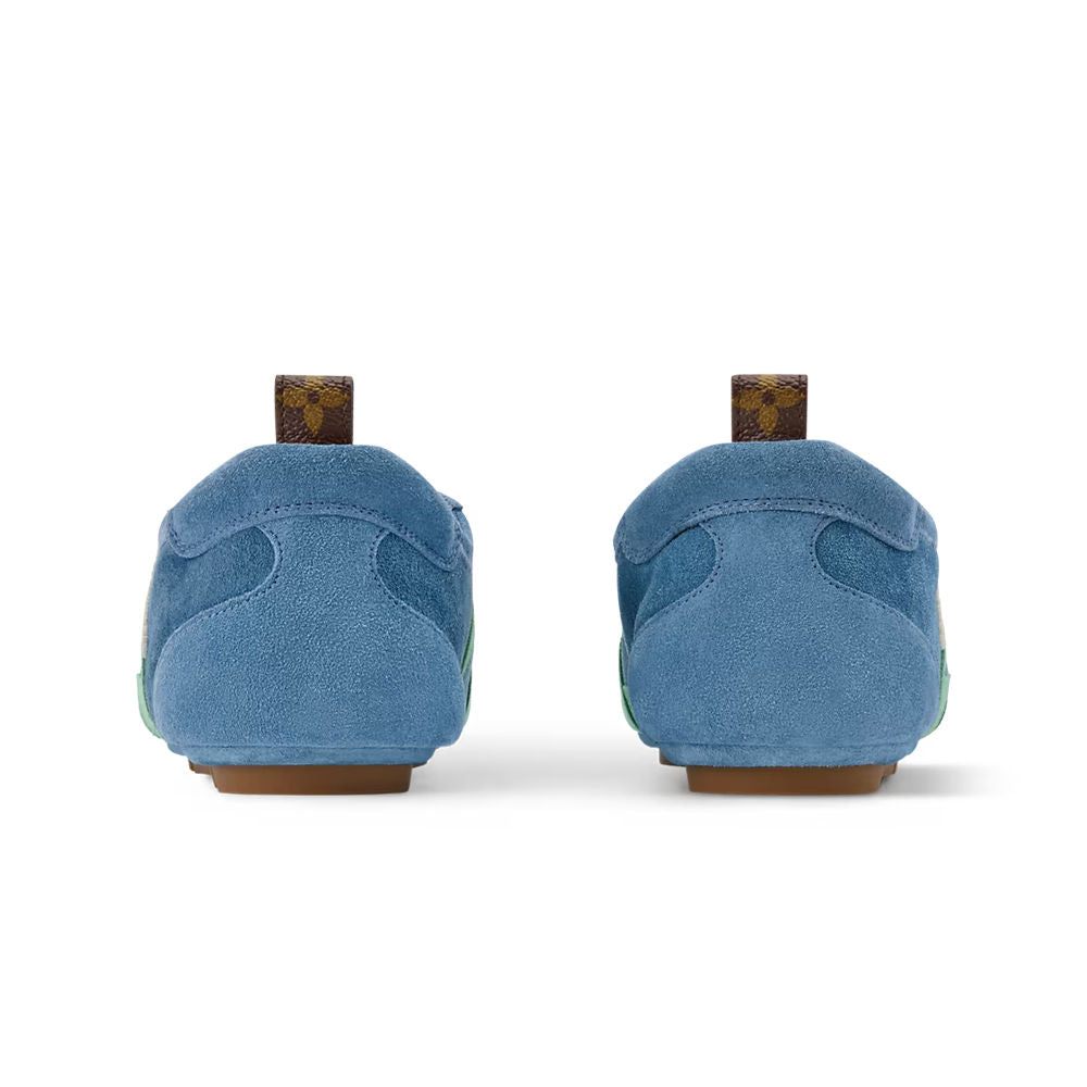 LV Designer Sneakersina Azure Blue