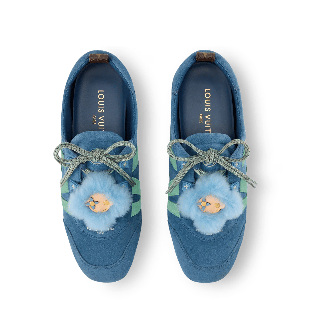 LV Designer Sneakersina Azure Blue