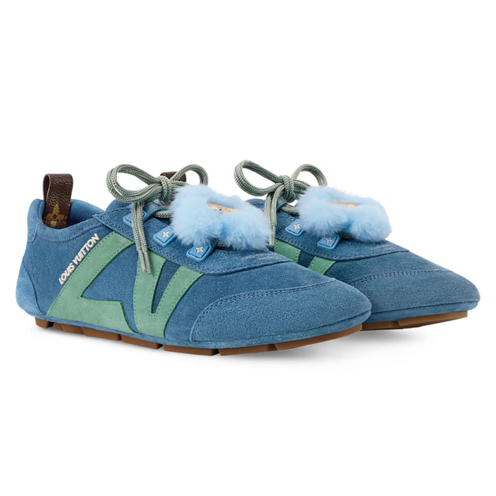 LV Designer Sneakersina Azure Blue