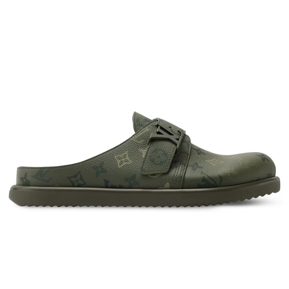 LV Easy Classic Mules Khaki Green