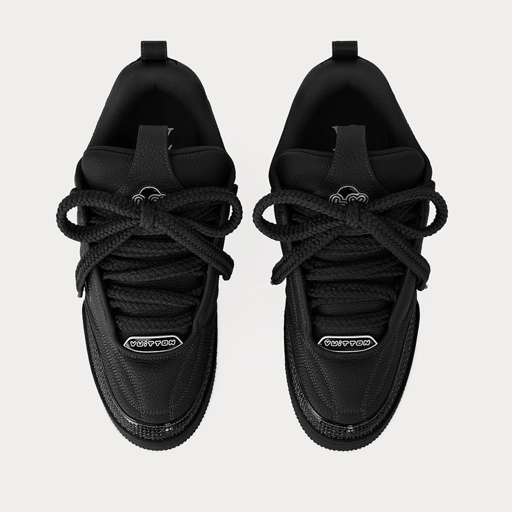 LV Skate Designer Sneakers Black