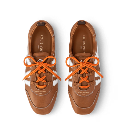 LV Designer Sneakersina Camel Brown