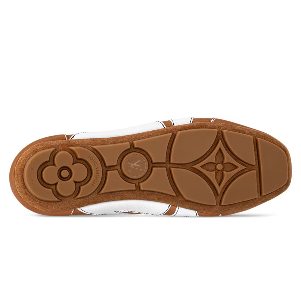 LV Designer Sneakersina Camel Brown