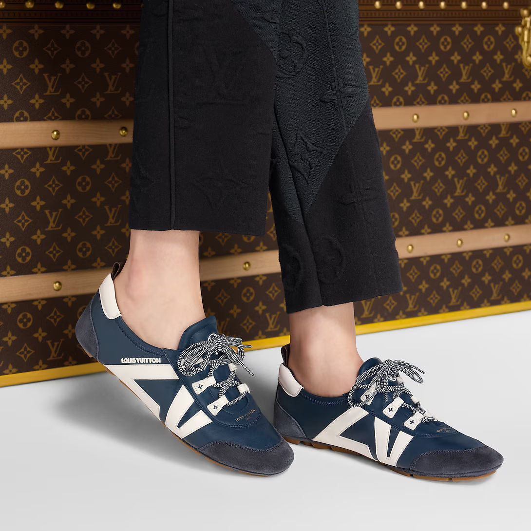LV Designer Sneakersina Navy Blue