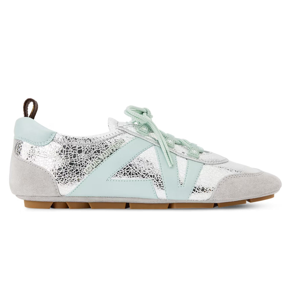 LV Designer Sneakersina Silver Blue