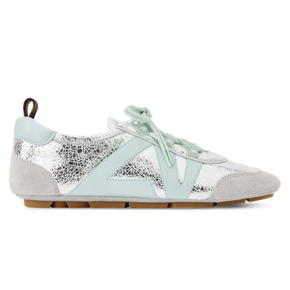 LV Designer Sneakersina Silver Blue