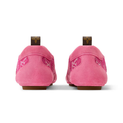 LV Designer Sneakersina Pink Denim