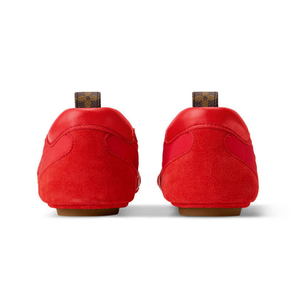 LV Designer Sneakersina Red
