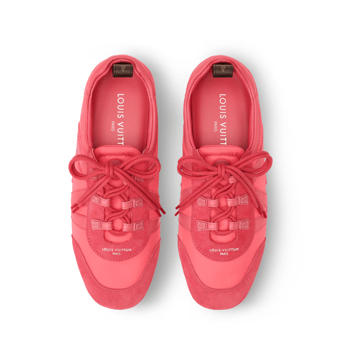 LV Designer Sneakersina Coral Pink