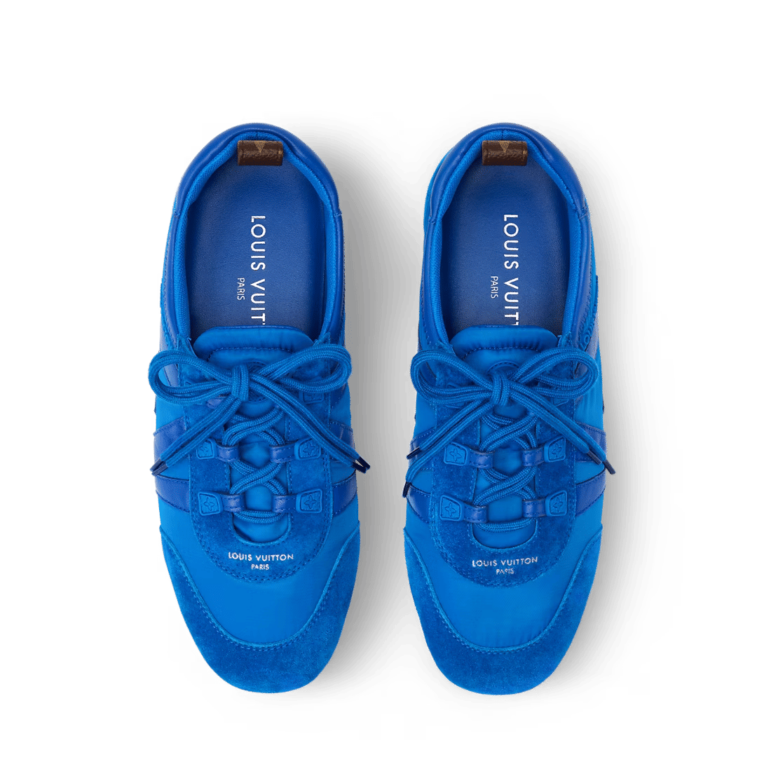 LV Designer Sneakersina Electric Blue