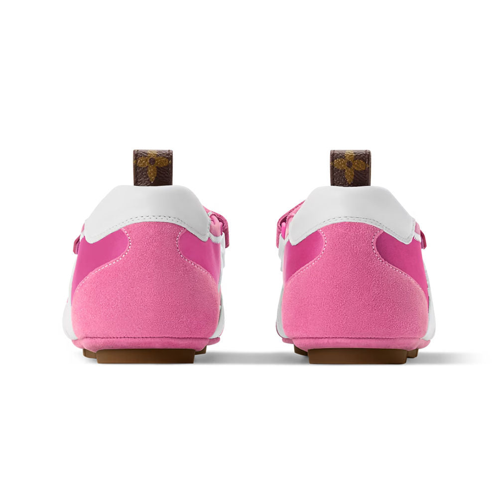 LV Designer Sneakersina Mary Jane Pink