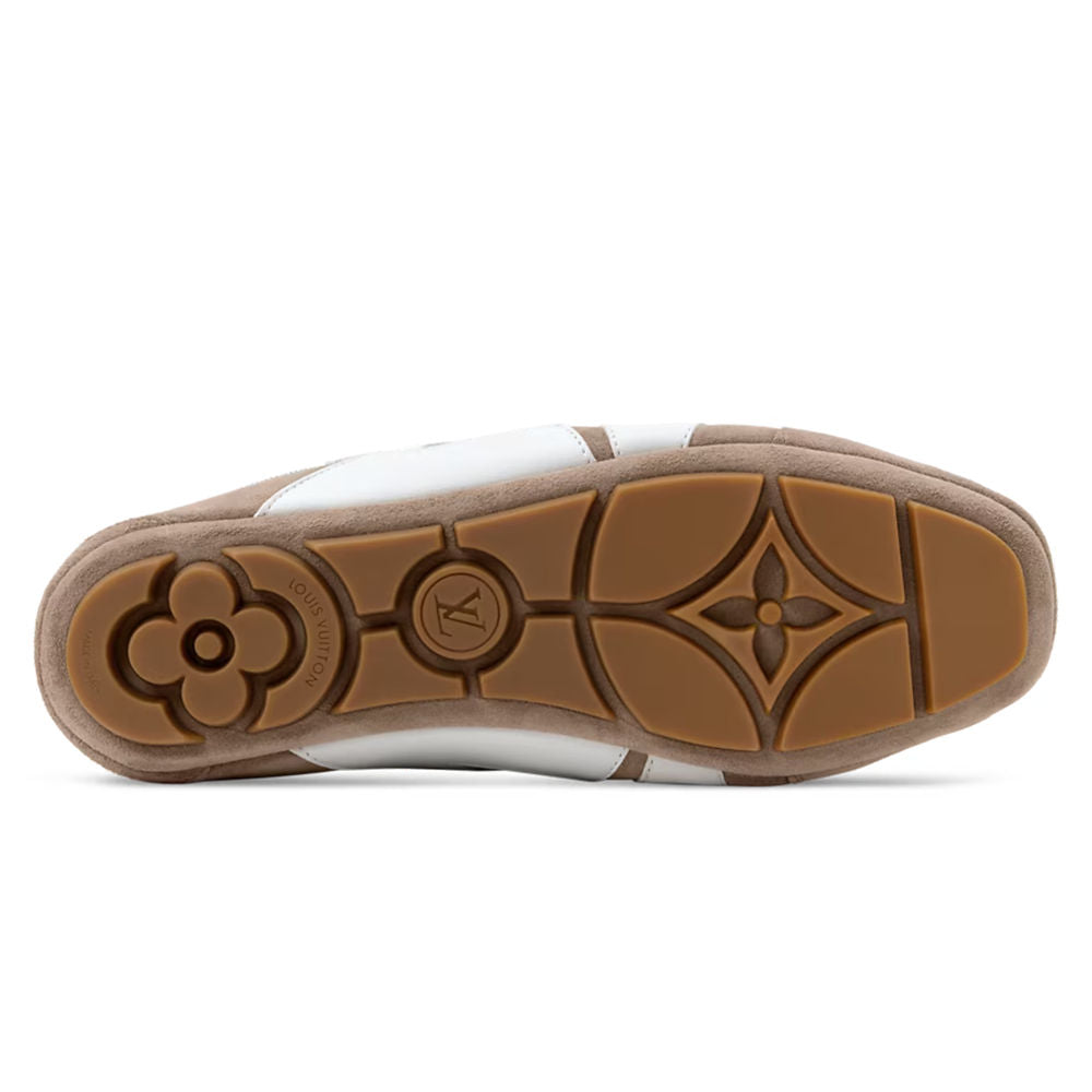LV Designer Sneakersina Open Back Hazelnut Brown
