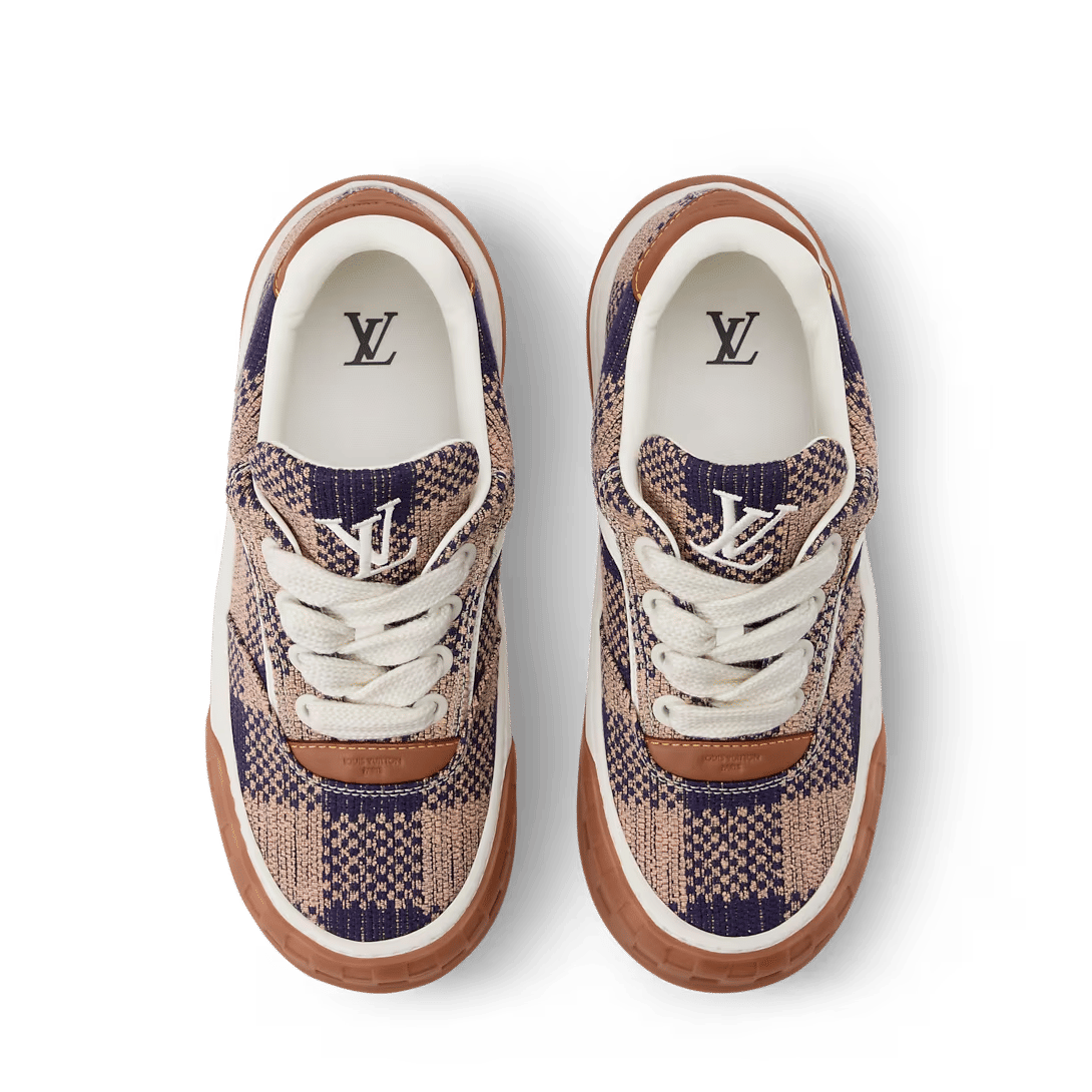LV Tilted Designer Sneakers Lilac Purple