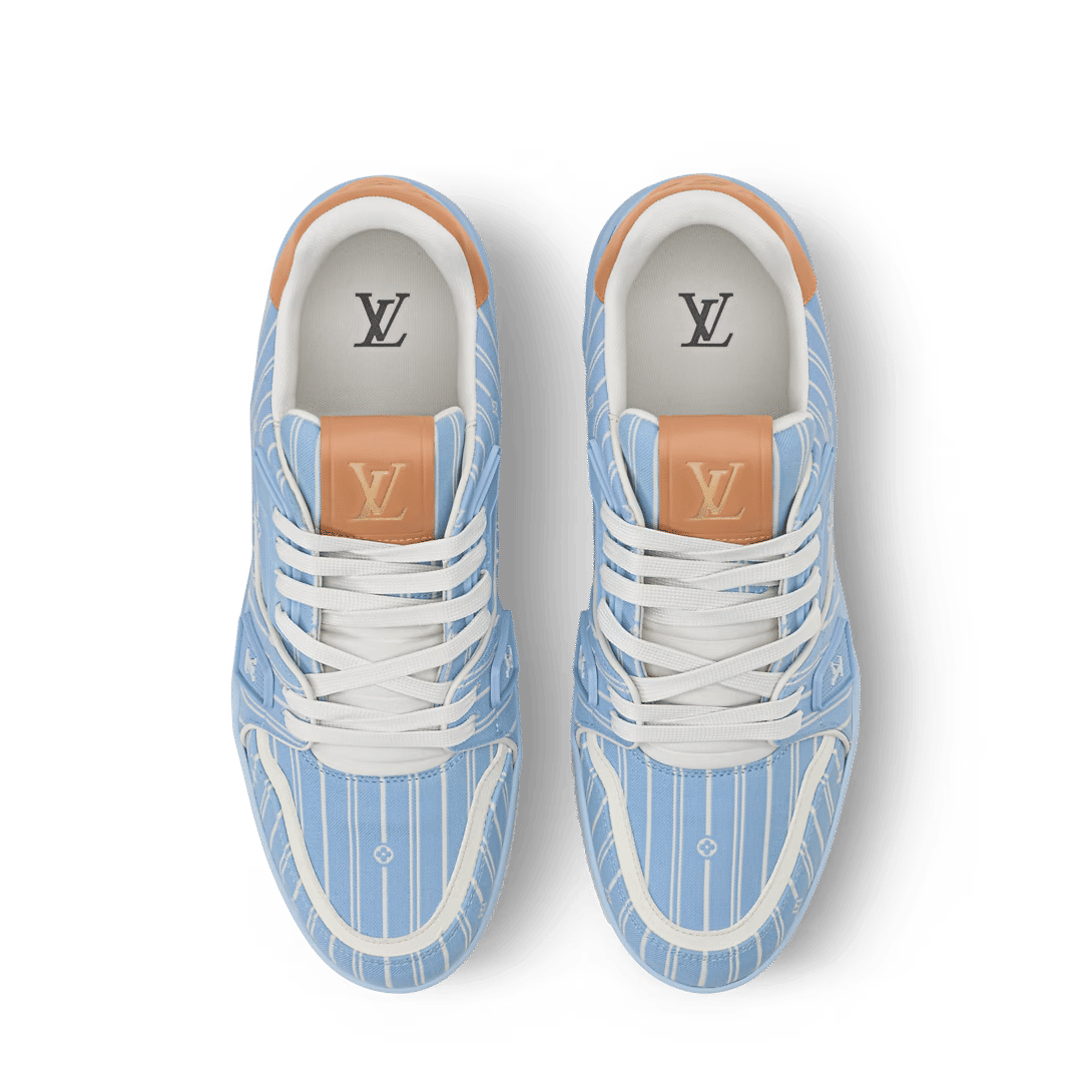 LV Trainer Blue Jacquard Collection