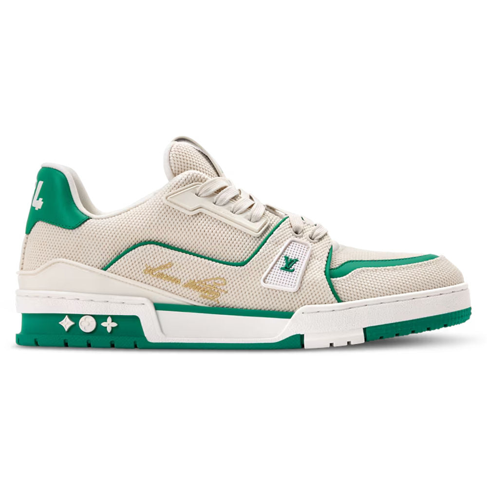 LV Trainer Green Canvas Collection