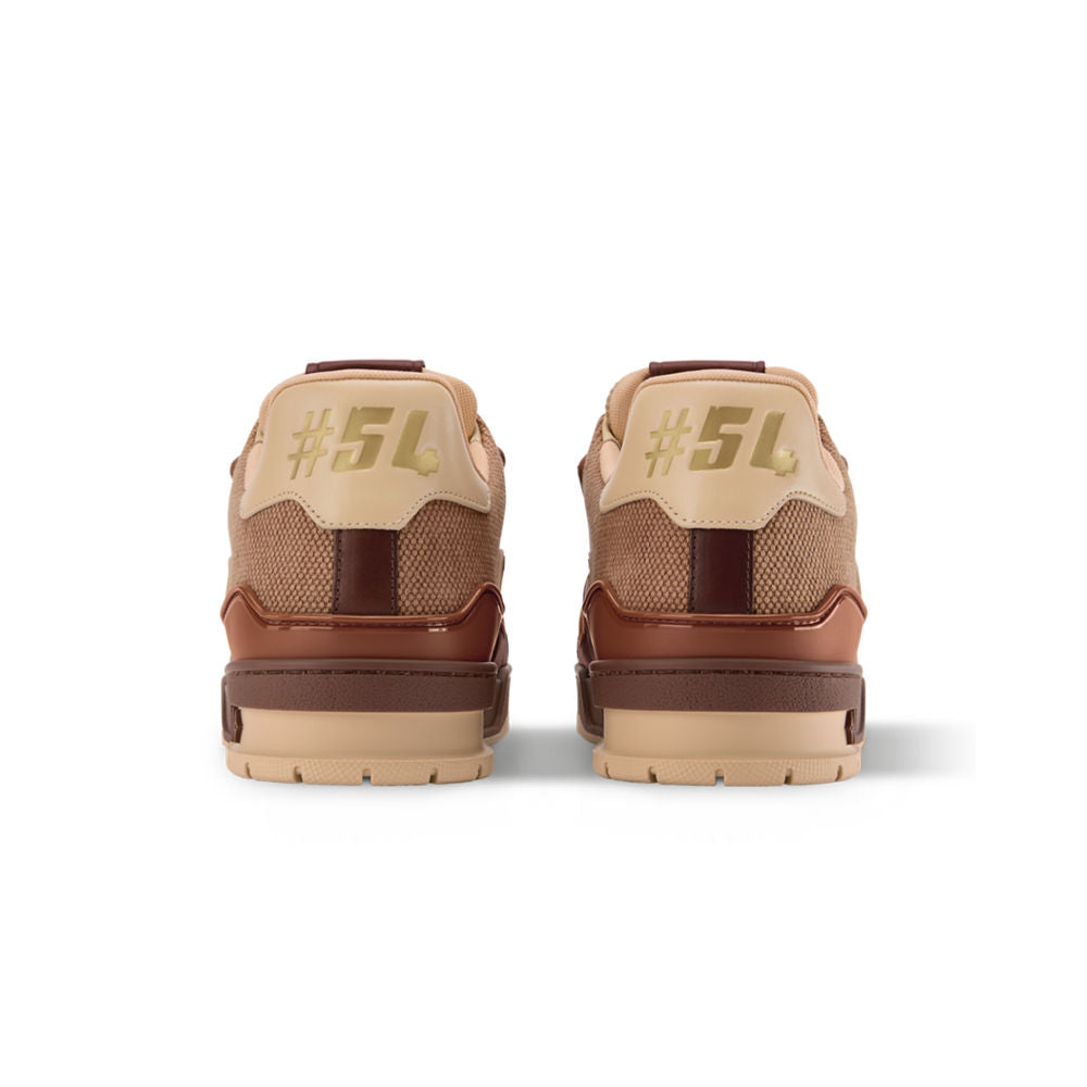 LV Trainer Designer Sneakers Tyler the Creator Mocha