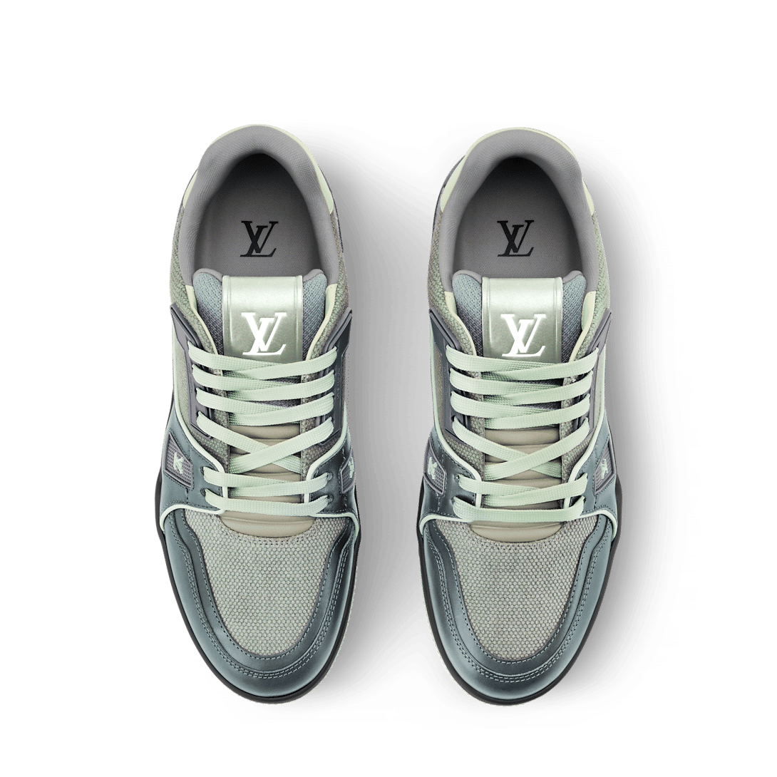 LV Trainer Designer Sneakers Waterproof Nubuck Leather
