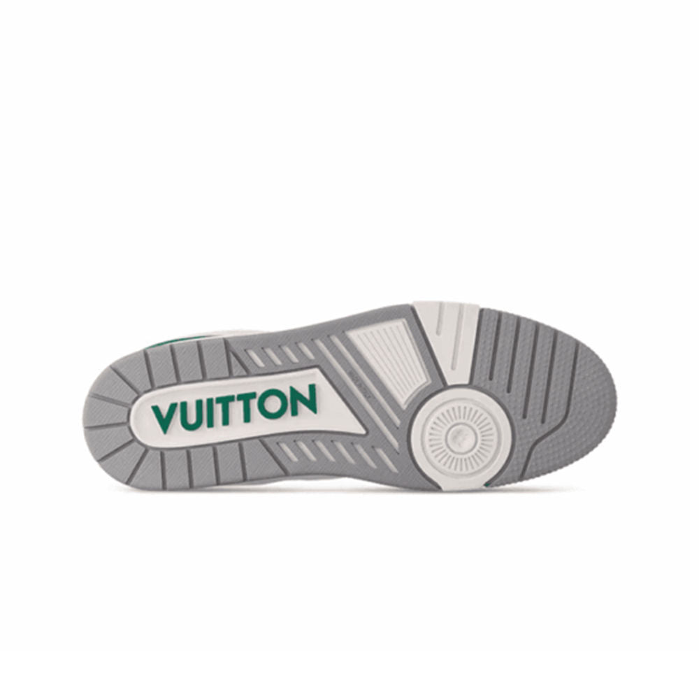 LV Trainer Designer Sneakers SeaGreen