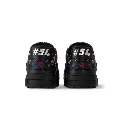 LV Trainer Designer Sneakers Black Murakami 2025 Collection