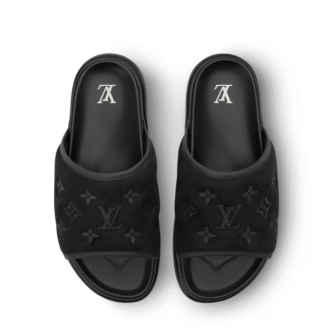 LV Miami Classic Mules Black
