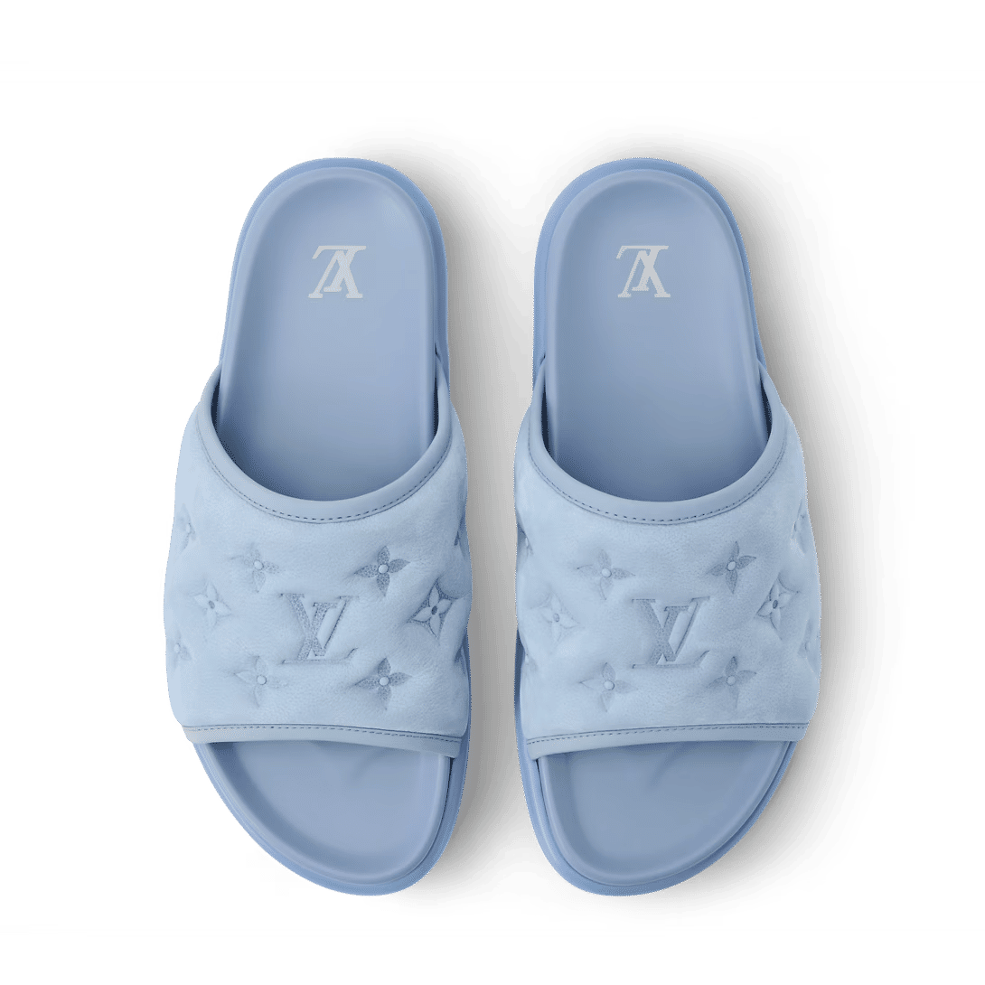 LV Miami Classic Mules Blue