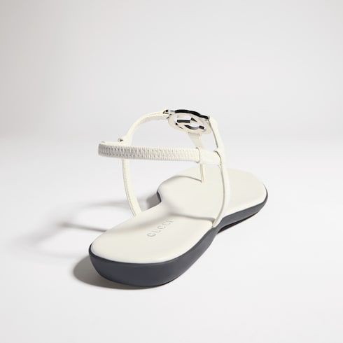 Comfort Thong Sandals with Interlocking G