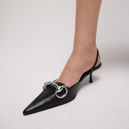 Boulevard Slingback Heel Pumps