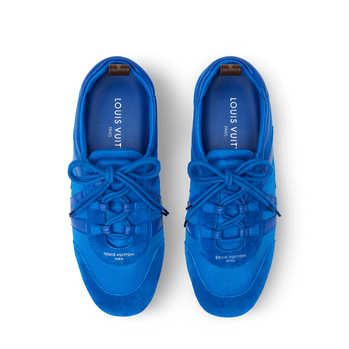 LV Sneakerina Electric Blue Technical Nylon Sneaker 1AJMFA