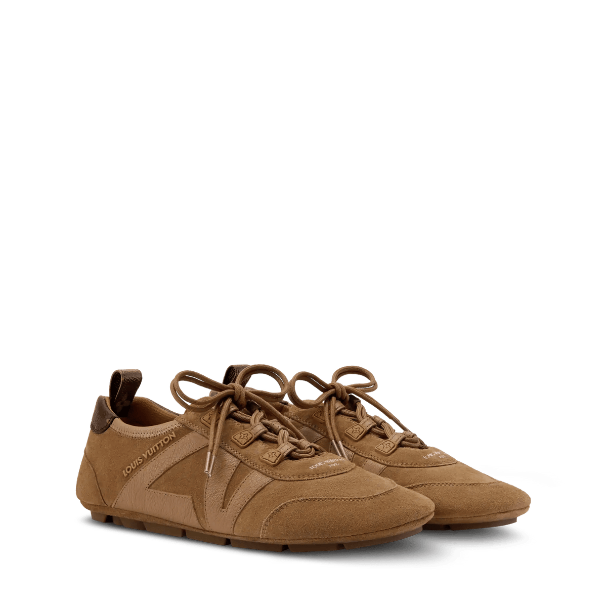 LV Sneakerina Cognac Suede Calf Leather Sneaker 1AK1OL