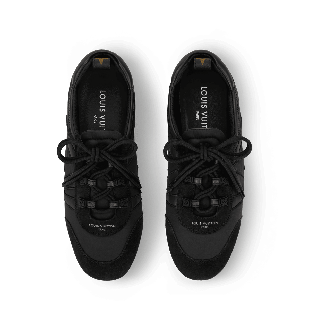 LV Sneakerina Black Technical Nylon Sneaker 1AJMDP