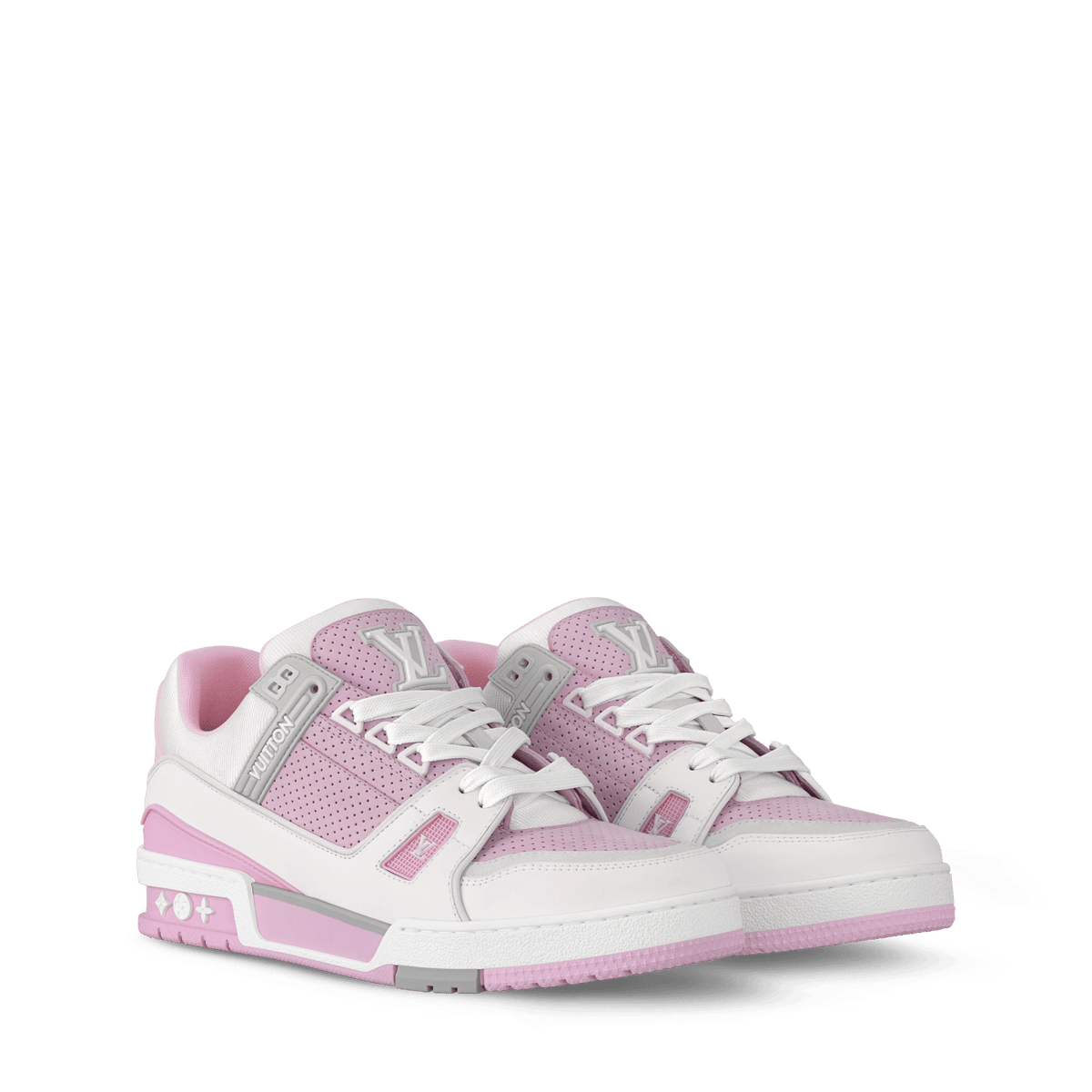 LV Trainer Sneaker Perforated Calf Leather 1AHWSF