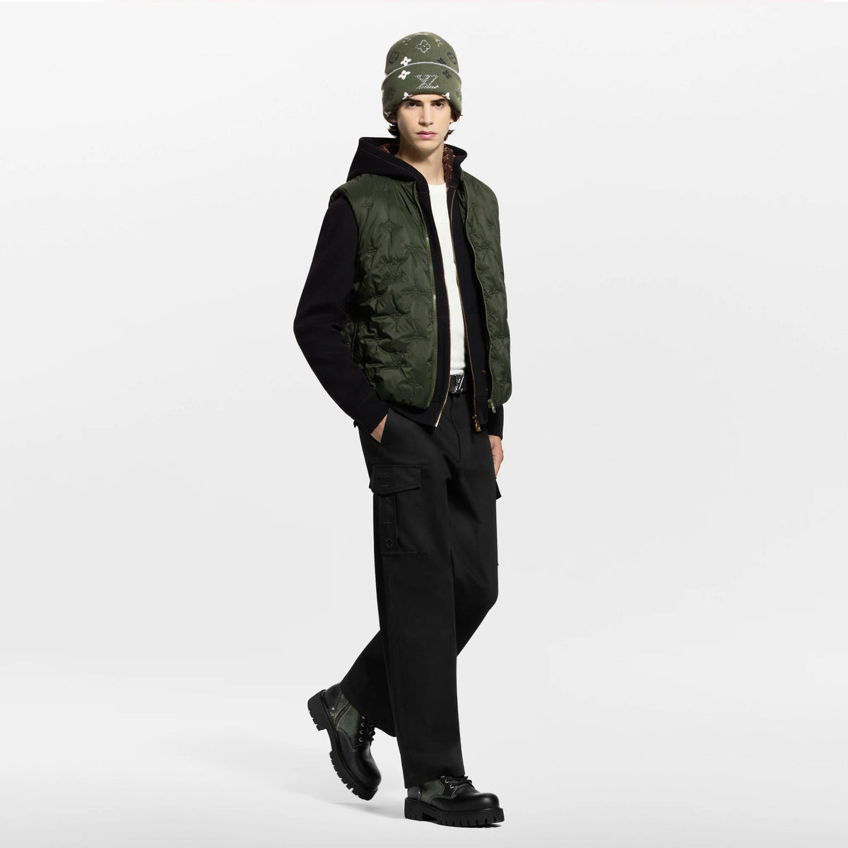 LV Remix Combat Boot Shoes