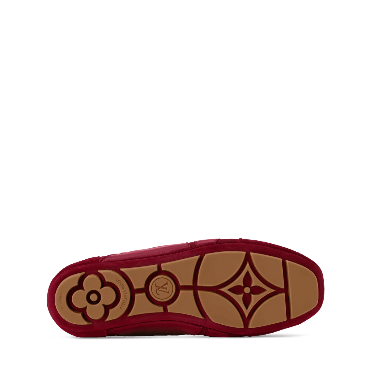LV Sneakerina Sneaker Ballerina Bordeaux Nylon Suede 1AIVJN