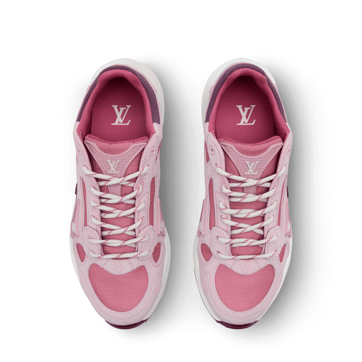 LV Olympia Pink Suede Calf Leather Sneaker 1AJP88