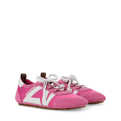 LV Sneakerina Pink Technical Satin Sneaker 1AJJXG